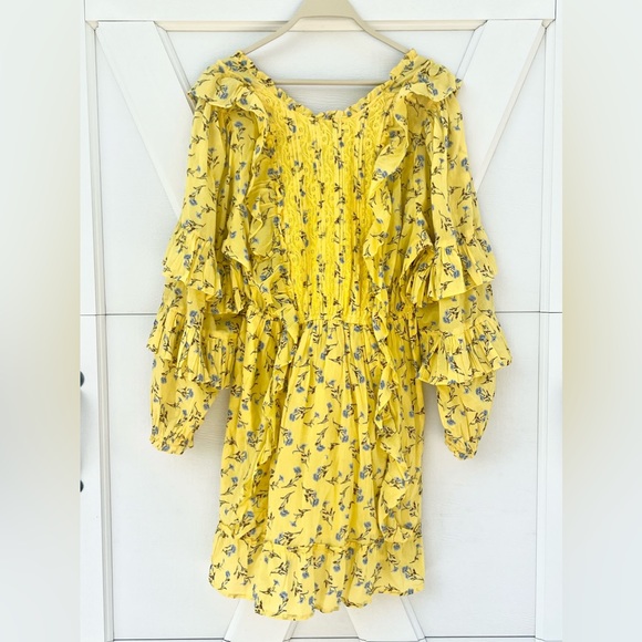 Happy Natural Dresses & Skirts - ❇️**Final Sale** Happy Nature Yellow Peasant Dress